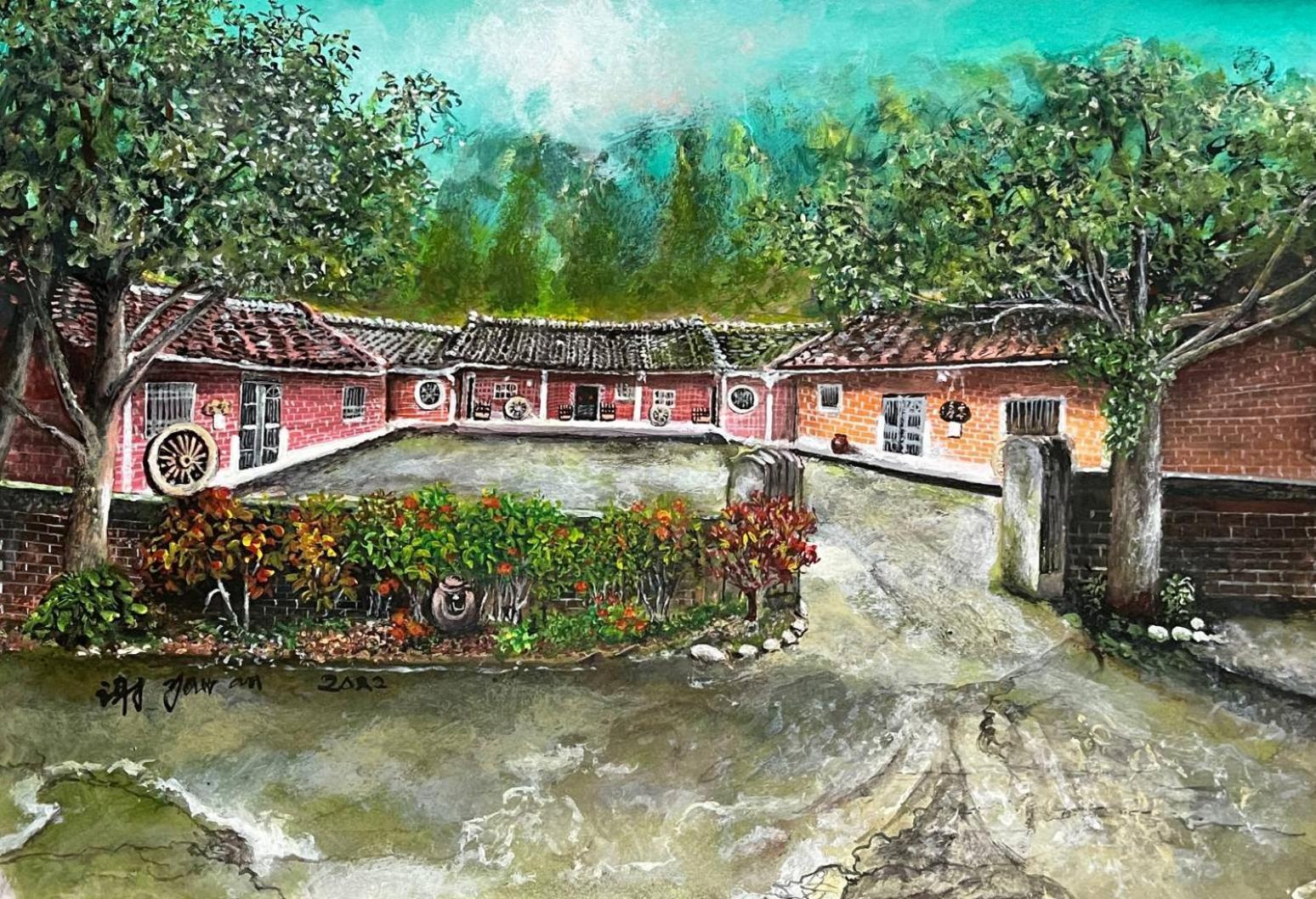 Hong Wa Cuo南投埔里紅瓦厝山居民宿 Dış mekan fotoğraf